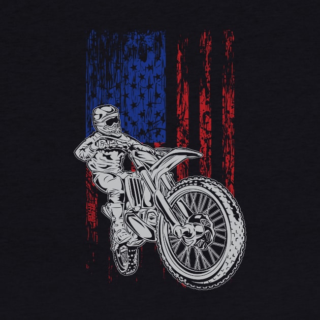 USA EXTREME FLAG BIKER by OffRoadStyles